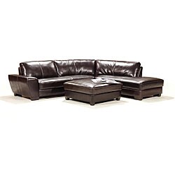 Le Saunier-inspired 3-piece Sectional Sofa Set with Ottoman