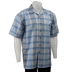 FINAL SALE Eco Green Men's Organic Linen/ Cotton Shirt