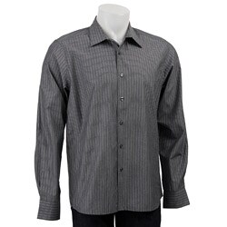 Kenneth Cole Men's Long-sleeve Stripe Woven Shirt