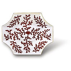 Coral-motif Porcelain Plate