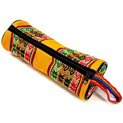 Manta Yellow Woven Pencil Case (Peru)