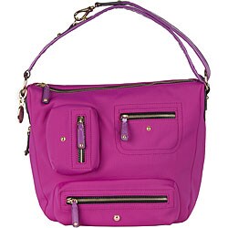 Tod's Zip Pocket Nylon Hobo Bag