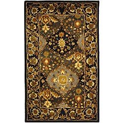 Tabriz Blue Rug (3' x 5')