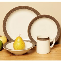 Sango Rustic Cream 16-piece Dinnerware Set