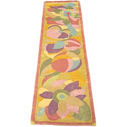 Indo Tibetan Multi-colored Runner (2'4 x 8')
