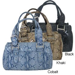 Franco Sarto 'Sydney' Imitation Snakeskin Satchel