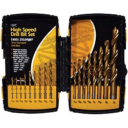 High Speed 18-piece Drill Bit Set