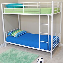 Sunrise White Twin/ Twin Bunk Bed 