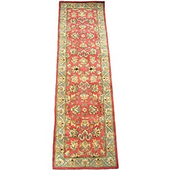 Indo Mahal Red Runner Rug (2'6 x 8')