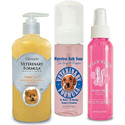 Veterinary Shampoo/ Cologne/ Bath Grooming Kit (Pack of 3)