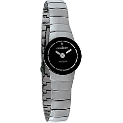 Peugeot Swiss Women's Tungsten Carbide Round Watch