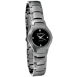 Peugeot Swiss Women's Round Tungsten Carbide Watch