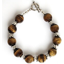 Silver Tiger Eye Bracelet (Thailand)