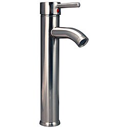 Vessel Sink 12-inch Brushed Nickel Bathroom Faucet