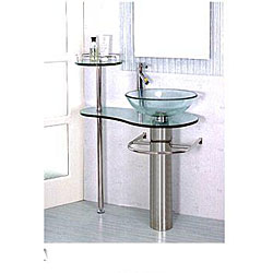 Bathroom Vanities Glass Pedestal