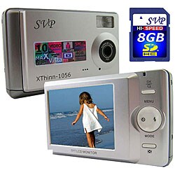 SVP Xthinn1056Sil 5MP 2.5-inch LCD Digital Camera