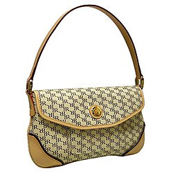RIONI 'Aristo' Natural Top-flap Shoulder Bag