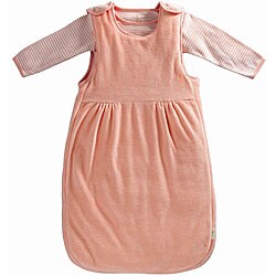 Tadpoles Organic Salmon Sleepsack with T-shirt (0-3 Months)