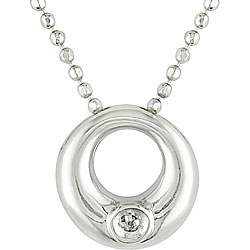 Sterling Silver Diamond Accent Necklace 