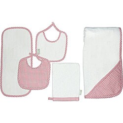Tadpoles 5-piece Terrycloth Gift Set in Red