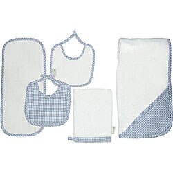 Tadpoles 5-piece Terry Gift Set in Navy