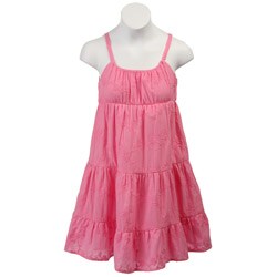 FINAL SALE Hype Girl's Embroidered Tank Top Dress
