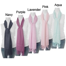 Journee Collection Women's Fringed Pashmina Scarf