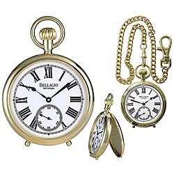 Bellagio Men's Jewel Mechanical Pocket Watch