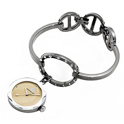 Jennifer Lopez Women's Silvertone Bracelet Watch
