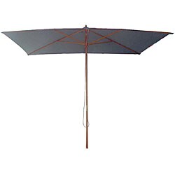 Garden Odyssey Wood Pole Rectangular Umbrella