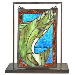 Lighted Bass Mini Tabletop Window