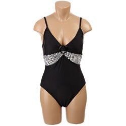 Alicia Simone Women's Ring Front Swimsuit