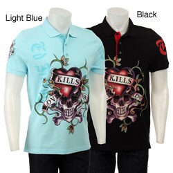 Ed Hardy Men's Short-sleeve 'Love Kills Slowly' Polo