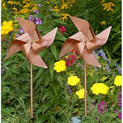 Copper Swirling Pinwheel (Set of 2)