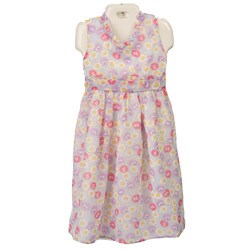 FINAL SALE Laura Ashley Girl's Layered Lilac Dress