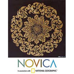 'The Sunflower' Stretched Canvas Art (Thailand)