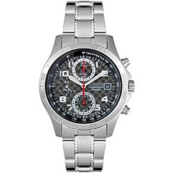 Seiko Men's Chronograph Stainless Steel Grey Watch