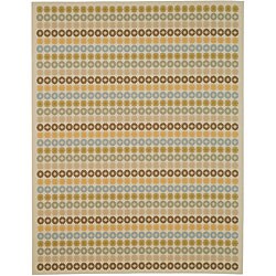 Sunstripe Beige Wool Rug (9'1 x 10'1)