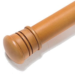 Cassidy West 8-foot Smooth Wood Curtain Rod Set