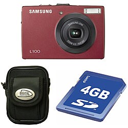 Samsung Digimax EC-EC-L100ZRBA/US 8.2MP Red Camera (Refurbished)