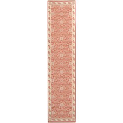 Pinwheel Cherry Blossom Wool Rug (2'2 x 9'5)