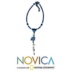 Silver Lapis Lazuli 'Beautiful Blue' Necklace (Thailand)