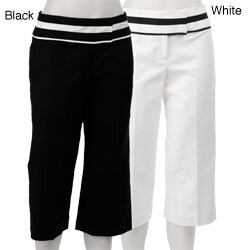 FINAL SALE Sharagano Walking Shorts with Contrast Waistbanding