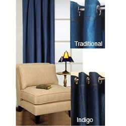 Capri Denim Grommet Panel (84 in.)