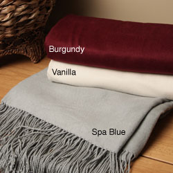 Cashmere Showroom Cashmere/ Bamboo Blend Throw