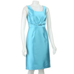 Tahari ASL Women's Sleeveless Belted Sheath Dress