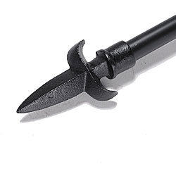 Cassidy West 38 to 66-inch Matte Black Curtain Rod Set