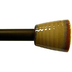 Cassidy West 84 to 144-inch Rubbed Bronze Curtain Rod Set