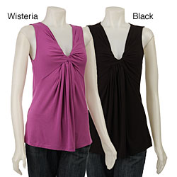 Ellavie Women's Sleeveless V-neck Top