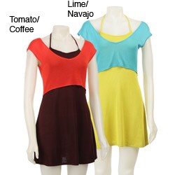 FINAL SALE Shu Shu Women's Dual Layer Tunic Dress